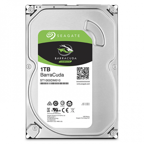 SEAGATE Barracuda 3,5’’ 1TB 64Mb ST1000DM010, 72000Rpm, Desktop HDD