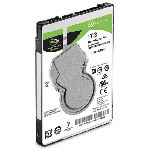 SEAGATE Barracuda Pro 2,5’’ 1TB 128Mb ST1000LM049, 7200Rpm, Notebook HDD