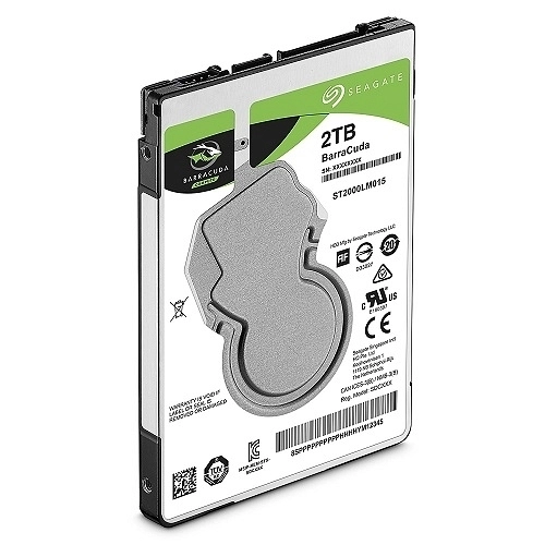 SEAGATE Barracuda 2,5’’ 2TB 128Mb ST2000LM015, 5400Rpm, Notebook HDD