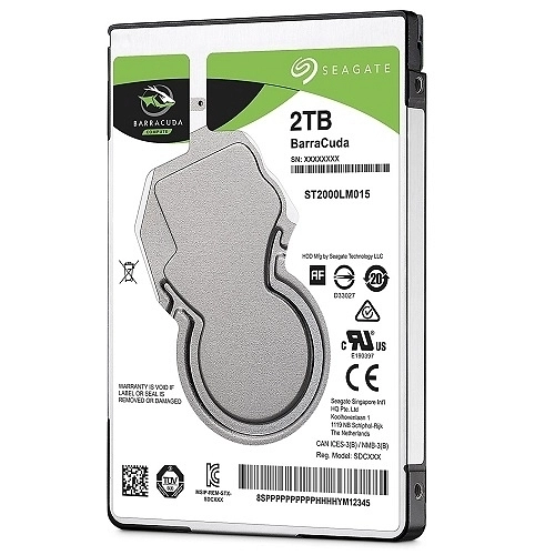 SEAGATE Barracuda 2,5’’ 2TB 128Mb ST2000LM015, 5400Rpm, Notebook HDD