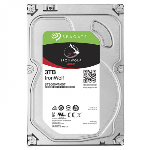 SEAGATE IRONWOLF 3,5’’ 3TB 64Mb ST3000VN007, 5900Rpm, SERVER/NAS HDD