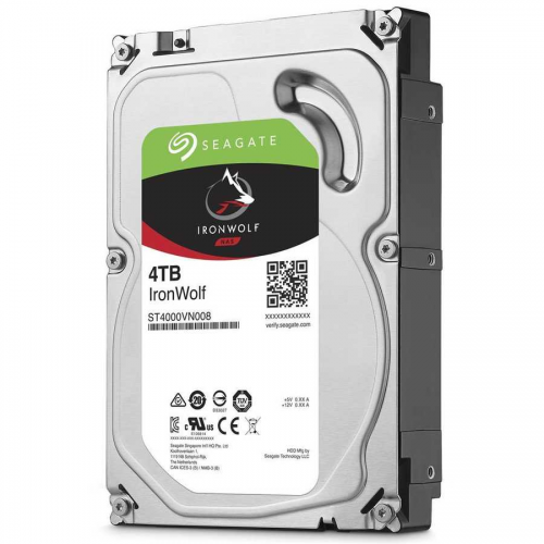 SEAGATE IRONWOLF 3,5’’ 4TB 64Mb ST4000VN008, 5900Rpm, SERVER/NAS HDD