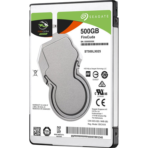 SEAGATE FireCuda 2,5’’ 500GB 128Mb ST500LX025, 5400Rpm, Katı Hal Karma Disk (SSHD) Notebook