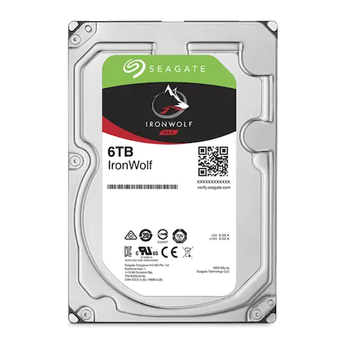 SEAGATE IRONWOLF 3,5’’ 6TB 256Mb ST6000VN001, 5400Rpm, SERVER/NAS HDD