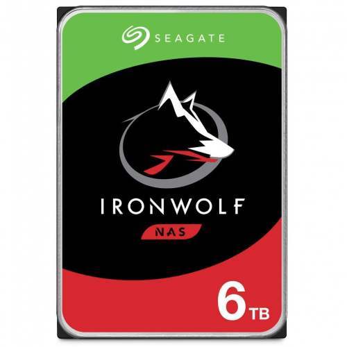 SEAGATE IRONWOLF 3,5’’ 6TB 256Mb ST6000VN001, 5400Rpm, SERVER/NAS HDD