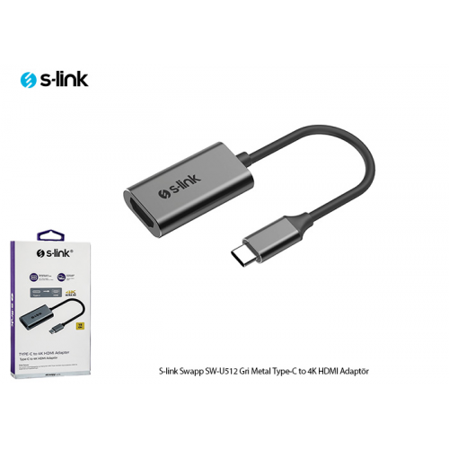 S-LINK SW-U512 Type-C to 4K HDMI Adaptör