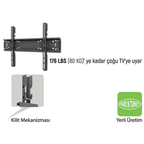 EVEREST TK-4085  38’’-85’’ TV DUVAR ASKI APARATI