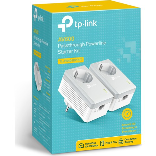 TP-LINK TL-PA4010P KIT 500Mbps AV600 Powerline