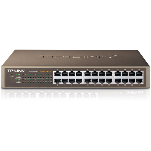 TP-LINK SG1024D 24 Port GigaBit Rackmout Metal Kasa Switch