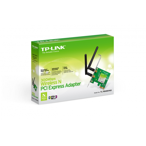 TP-LINK TL-WN881ND 300Mbp PCI-EX 1X Wif Eth.2anten