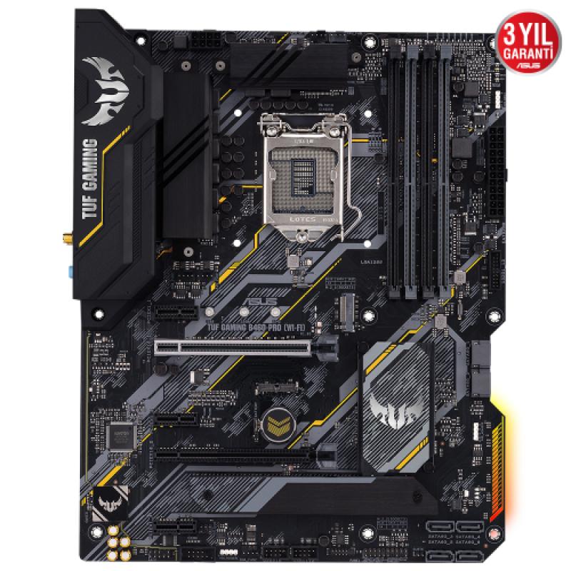 ASUS TUF GAMING B460-PRO WIFI DP HDMI USB3,2 LGA1200 10.Nesil