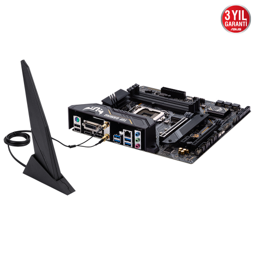 ASUS TUF GAMING B460M-PLUS WIFI DVI HDMI DP LGA1200 10.Nesil