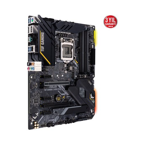 ASUS TUF GAMING Z490-PLUS HDMI DP USB3,2 M.2 LGA1200 10. Nesil