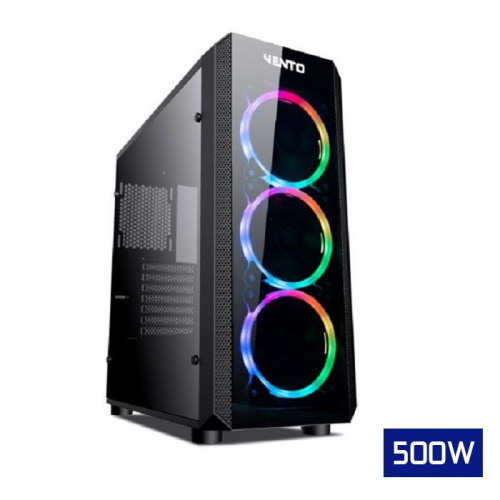 VENTO VG04FE MIDTOWER RGB 500W GAMING KASA