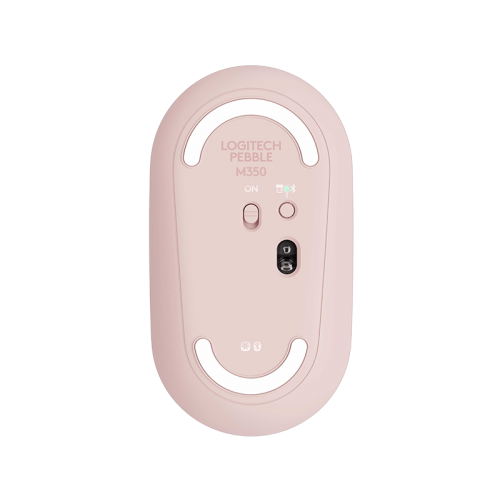 LOGITECH M350 Pebble Kablosuz Mouse (Rose) İnce ve Sessiz (910-005717)