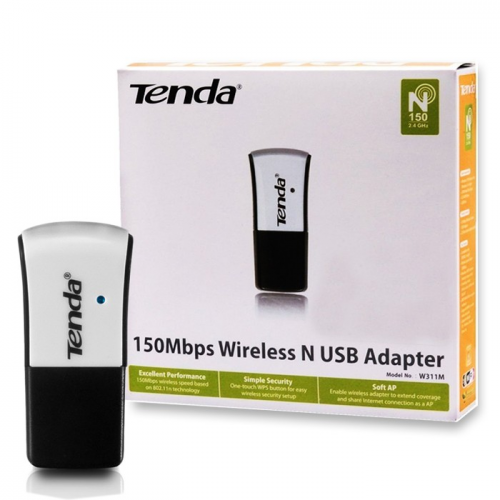 Tenda W311M WiFi-N 150Mbps Mini USB Adaptör