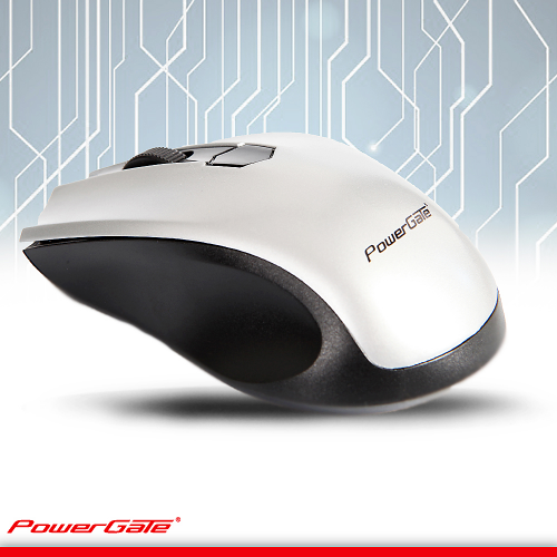 PowerGate D302 Kablosuz Nano 2.4Ghz WiFi MOUSE (Gri-Siyah)