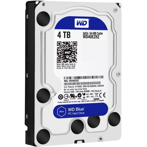 WD Blue WD40EZRZ 3,5’’ 4Tb, 64MB, 5400Rpm, Desktop HDD