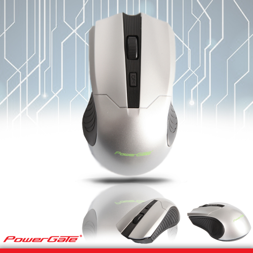 PowerGate D425B Kablosuz Nano 2.4Ghz WiFi MOUSE (Gri-Siyah)