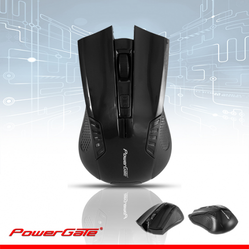 PowerGate D459S Kablosuz Nano 2.4Ghz WiFi MOUSE (Siyah)