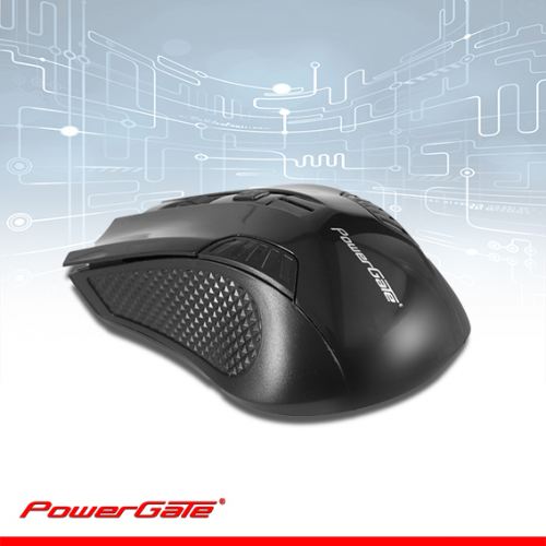 PowerGate D459S Kablosuz Nano 2.4Ghz WiFi MOUSE (Siyah)