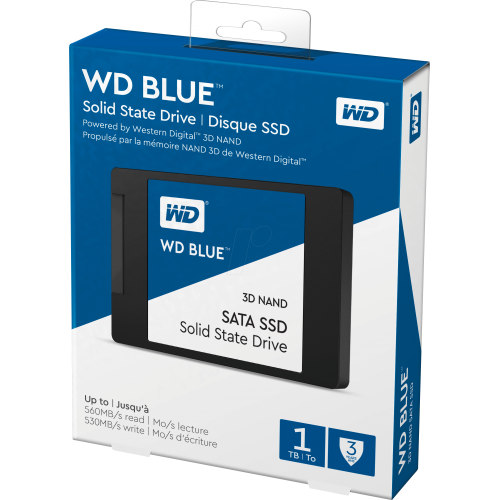 WD Blue WDS100T2B0A 1TB 560/530 3D NAND SATA SSD