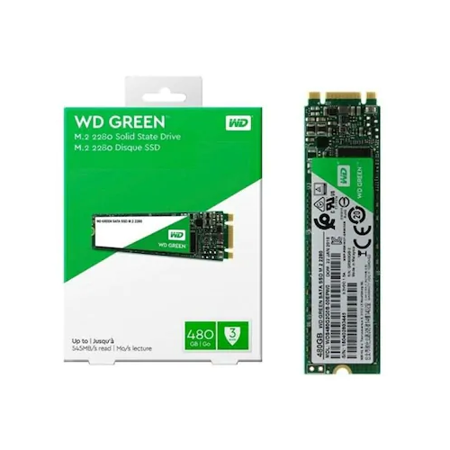 WD Green WDS480G2G0B 480GB 545/465 MB/s  SATA M.2 SSD