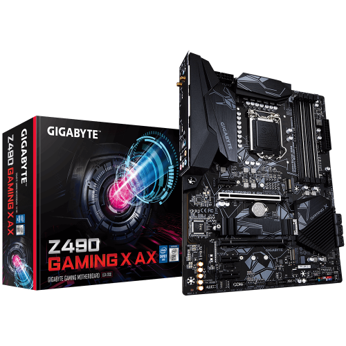 GIGABYTE Z490 GAMING X AX HDMI USB3,2 M.2 RGB LGA1200 10.Nesil