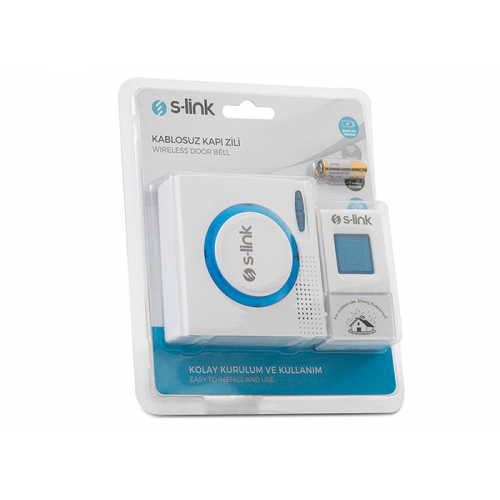 S-LINK ZL-145 3XAA Beslemeli Kablosuz Kapı Zili